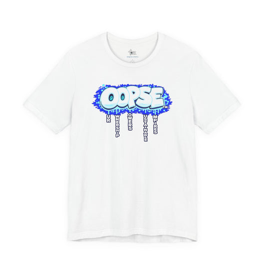 'OOPSE' Urban Graffiti Style Unisex Jersey Short Sleeve Tee